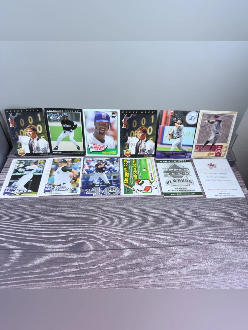 Colorado Rockies Card Lot 12x Todd Helton Preston Wilson +